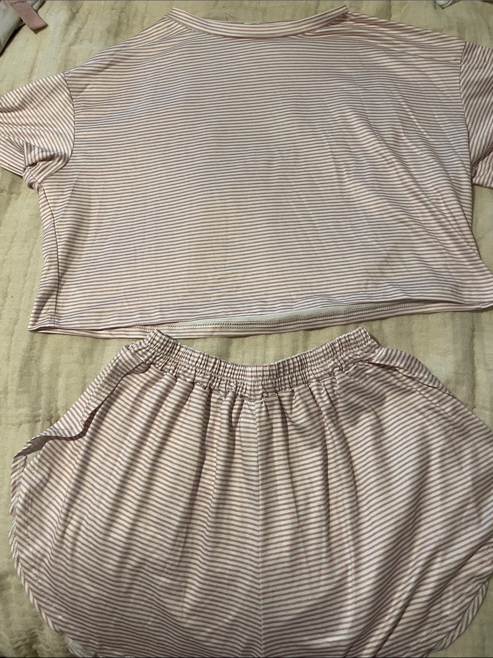 Striped PJ set